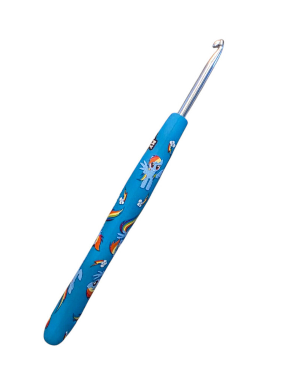 Woobles Rainbow Dash 4.0mm crochet hook My Little Pony Blue
